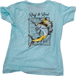 T-Shirts Reef & Reel Women's Mod Fish Tri Blend T-shirt