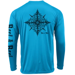 Performance Shirts Reef & Reel Nautical Reef Performance Long Sleeve Shirt 10 Performance Shirts Reef & Reel Nautical Reef Performance Long Sleeve Shirt