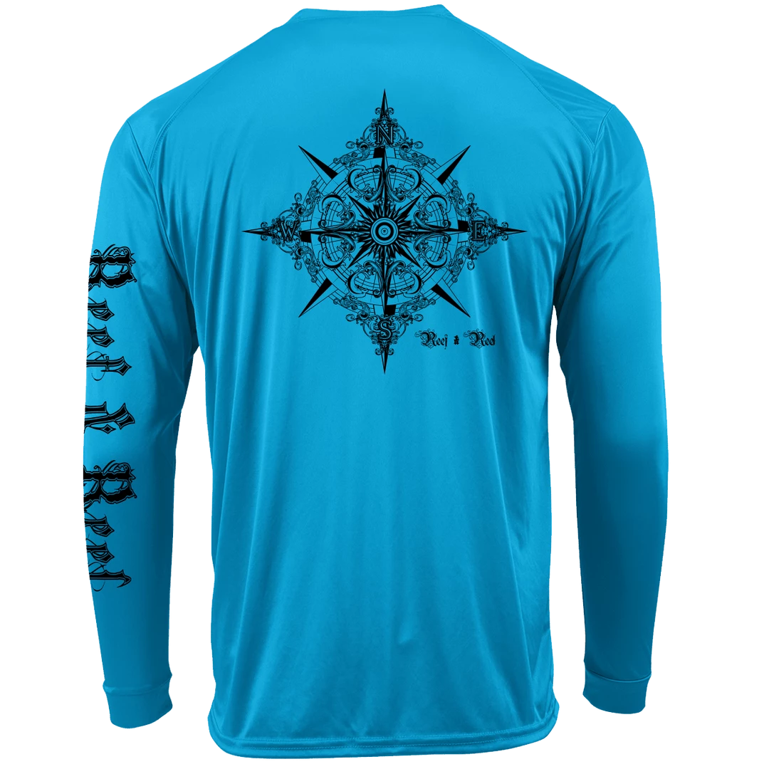 Performance Shirts Reef & Reel Nautical Reef Performance Long Sleeve Shirt 6 Performance Shirts Reef & Reel Nautical Reef Performance Long Sleeve Shirt