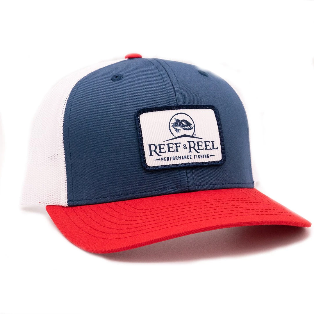 Reef & Reel Performance Fishing Snapback Trucker Hat 27 Reef & Reel Performance Fishing Snapback Trucker Hat