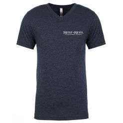 T-Shirts Reef & Reel Performance Fishing On Pocket Tri-Blend V-Neck T-Shirt