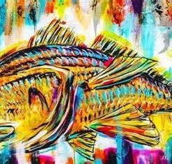 Reel Local Gear Canvas Art