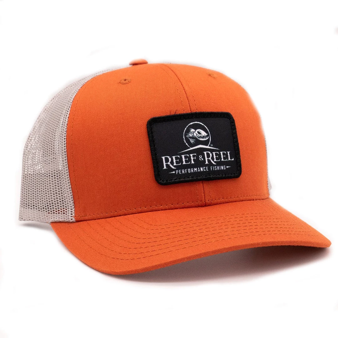Reef & Reel Performance Fishing Snapback Trucker Hat 21 Reef & Reel Performance Fishing Snapback Trucker Hat