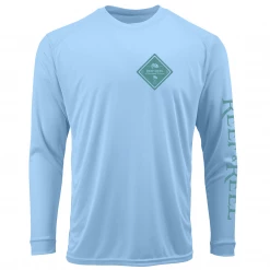 Performance Shirts Reef & Reel Palm Tree Men's Long Sleeve Performance Shirt