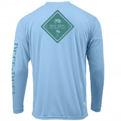 Performance Shirts Reef & Reel Palm Tree Men's Long Sleeve Performance Shirt