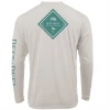 Performance Shirts Reef & Reel Palm Tree Men's Long Sleeve Performance Shirt