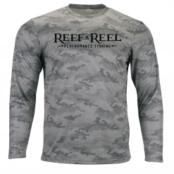 Performance Shirts Reef & Reel Performance Fishing Full Camo Pro Performance Shirt