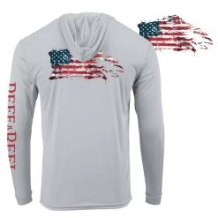 Reef & Reel Proud To Be A Fisherman Performance Hoodie Performance Hoodies