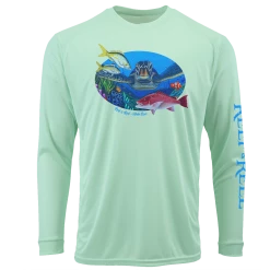 Performance Shirts Reef & Reel Vitale Bros. Youth Sea Turtle LS Performance Shirt 9 Performance Shirts Reef & Reel Vitale Bros. Youth Sea Turtle LS Performance Shirt