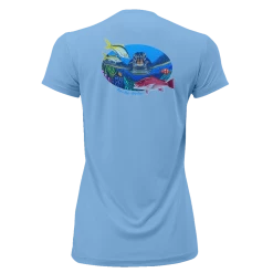 Reef & Reel Vitale Bros. Women's Sea Turtle SS Performance Shirt