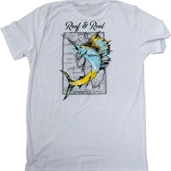 T-Shirts Reef & Reel Mod Fish Tri-Blend Men's T-Shirt