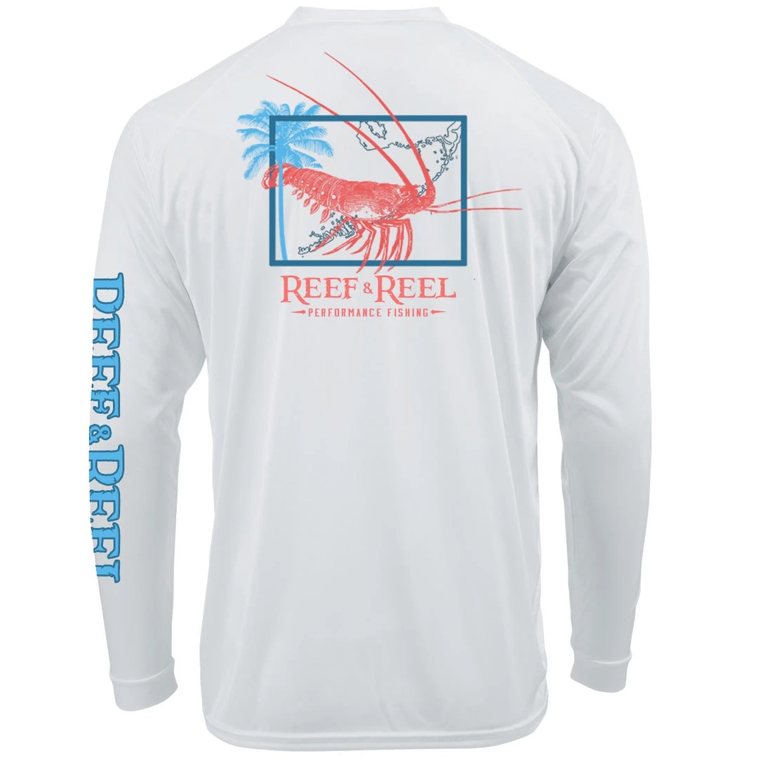 Reef & Reel Square Lobster Long Sleeve Performance LS Shirt 3 Reef & Reel Square Lobster Long Sleeve Performance LS Shirt