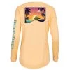 Performance Shirts Reef & Reel Women's Sunset Rooster Performance LS Shirt