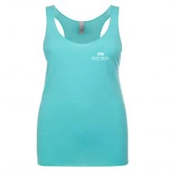 Tank Tops Reef & Reel Women's Fish On Pocket Tri Blend Tank Top