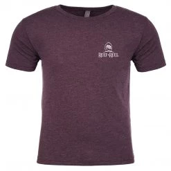 T-Shirts Reef & Reel Classic Logo On Pocket Men's Tri-Blend Short Sleeve T-Shirt