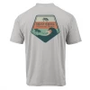 Reef & Reel Classic Wave Men's Short Sleeve Performance Shirt Performance Shirts 2 Reef & Reel Classic Wave Men's Short Sleeve Performance Shirt Performance Shirts