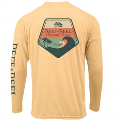 Reef & Reel Classic Wave Men's Long Sleeve Performance Shirt Performance Shirts