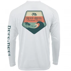 Reef & Reel Classic Wave Men's Long Sleeve Performance Shirt Performance Shirts