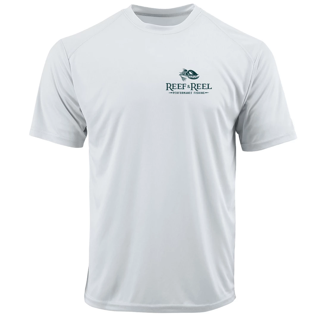 Reef & Reel Classic Wave Men's Short Sleeve Performance Shirt Performance Shirts 6 Reef & Reel Classic Wave Men's Short Sleeve Performance Shirt Performance Shirts
