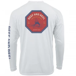 Reef & Reel Retro Sailfish Men's Long Sleeve Performance Shirt
