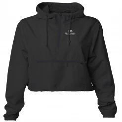 Reef & Reel Women's Pullover Crop WIndbreaker Sweatshirts & Jackets
