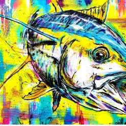 Reel Local Gear Canvas Art