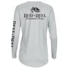 Reef & Reel Women's Floating Fish Back Womens Performance LS Shirt