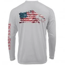 Reef & Reel Proud To Be A Fisherman Performance LS Shirt