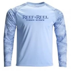 Performance Shirts Reef & Reel Coordinates Camo Pro Series Performance Fishing Shirt