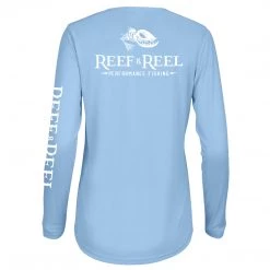 Reef & Reel Women's Floating Fish Back Womens Performance LS Shirt