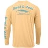 Reef & Reel Blue Fish Men's Long Sleeve Performance Fishing Shirt Performance Shirts