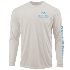 Reef & Reel Blue Fish Men's Long Sleeve Performance Fishing Shirt Performance Shirts
