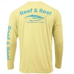 Reef & Reel Blue Fish Men's Long Sleeve Performance Fishing Shirt Performance Shirts