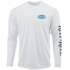 Reef & Reel Hexagon Men's Performance Long Sleeve Fishing Shirt Performance Shirts