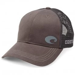 Hats Costa Del Mar Offset Logo Trucker