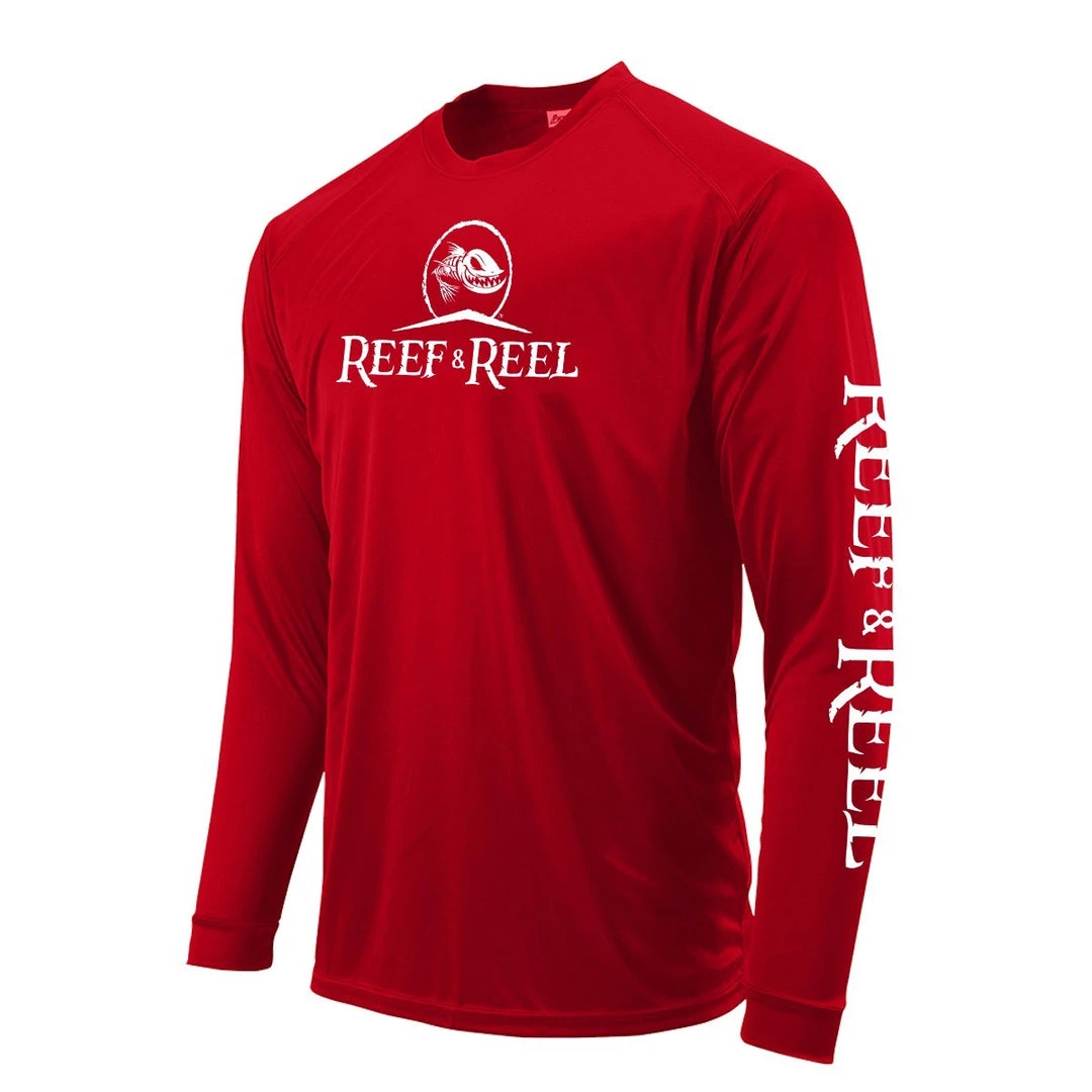 Reef & Reel Logo Performance Long Sleeve Shirt Performance Shirts 4 Reef & Reel Logo Performance Long Sleeve Shirt Performance Shirts