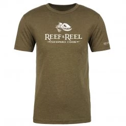 T-Shirts Reef & Reel Floating Fish Big Logo Tri-Blend T-Shirt