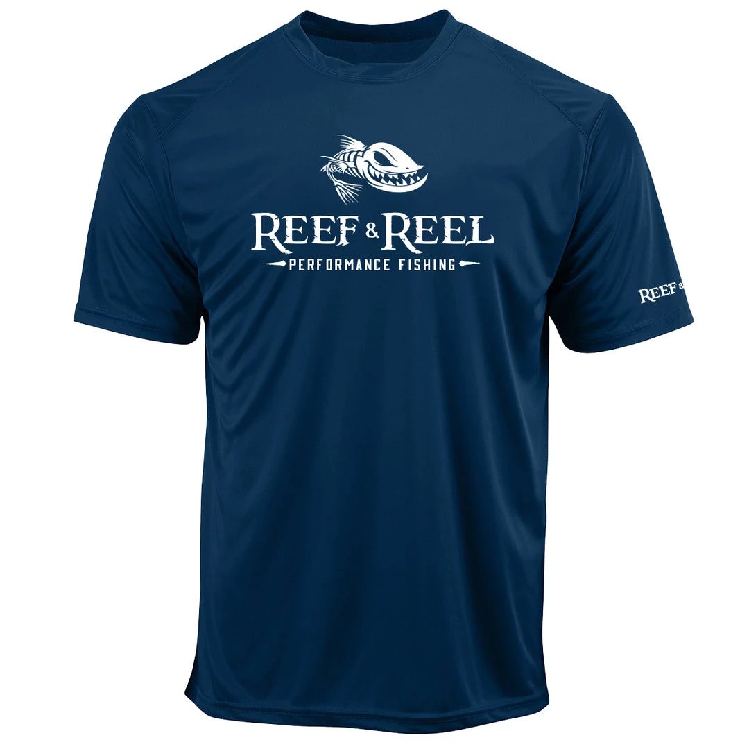 Reef & Reel Floating Fish Men's Performance Short Sleeve Shirt Performance Shirts 9 Reef & Reel Floating Fish Men's Performance Short Sleeve Shirt Performance Shirts