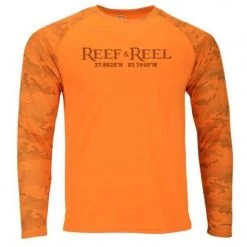 Performance Shirts Reef & Reel Coordinates Camo Pro Series Performance Fishing Shirt
