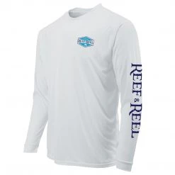 Reef & Reel Hexagon Men's Performance Long Sleeve Fishing Shirt Performance Shirts