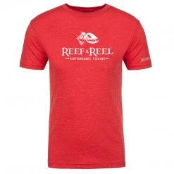 T-Shirts Reef & Reel Floating Fish Big Logo Tri-Blend T-Shirt