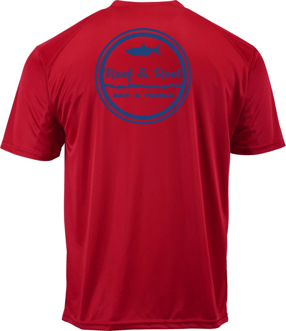 Reef & Reel Bait & Tackle Short Sleeve Performance Shirt 3 Reef & Reel Bait & Tackle Short Sleeve Performance Shirt