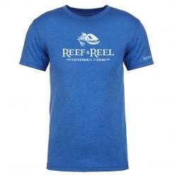 T-Shirts Reef & Reel Floating Fish Big Logo Tri-Blend T-Shirt