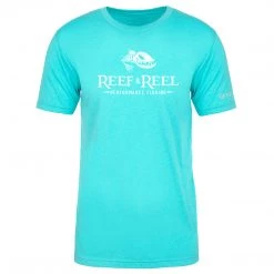 T-Shirts Reef & Reel Floating Fish Big Logo Tri-Blend T-Shirt