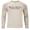 Performance Shirts Reef & Reel Coordinates Camo Pro Series Performance Fishing Shirt 2 Performance Shirts Reef & Reel Coordinates Camo Pro Series Performance Fishing Shirt