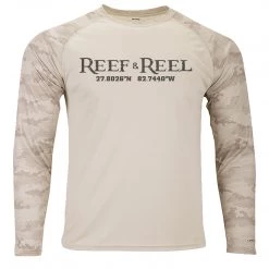 Performance Shirts Reef & Reel Coordinates Camo Pro Series Performance Fishing Shirt