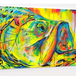 Reel Local Gear Canvas Art